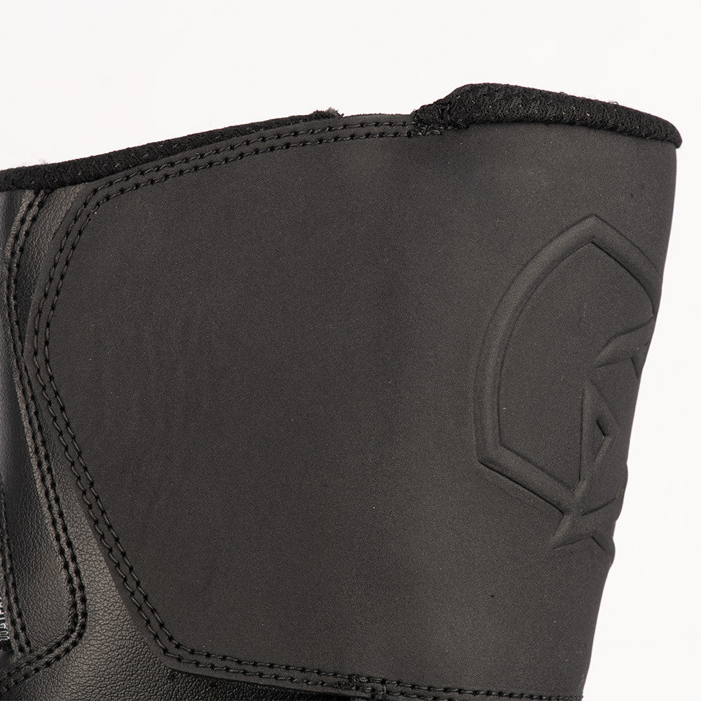 Bottes Moto Homme Oxford Delta 2.0 — Cuir Imperméable Dry2Dry™, Noir