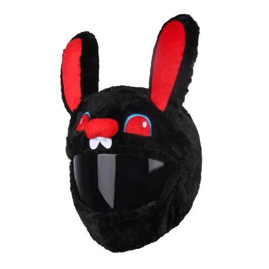 Couvre casque moto -Lapin Cosplay Noir - LE PRATIQUE DU MOTARD