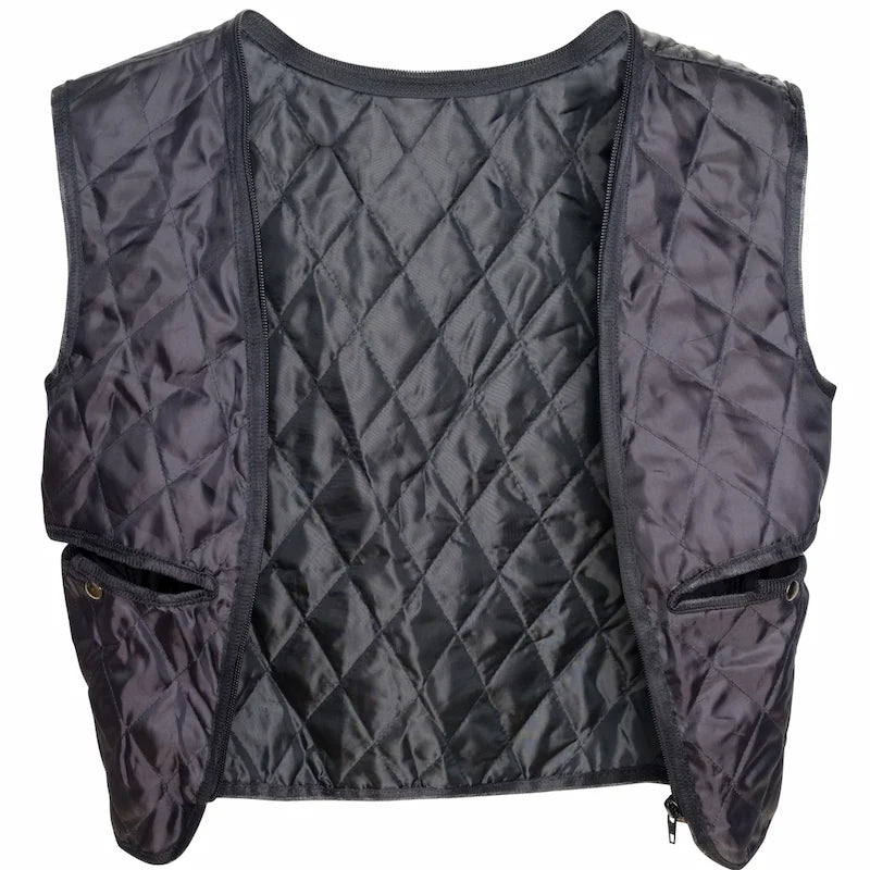 Blouson cuir moto femme style vintage | LEGENDARY 58™ Rouge — La doublure