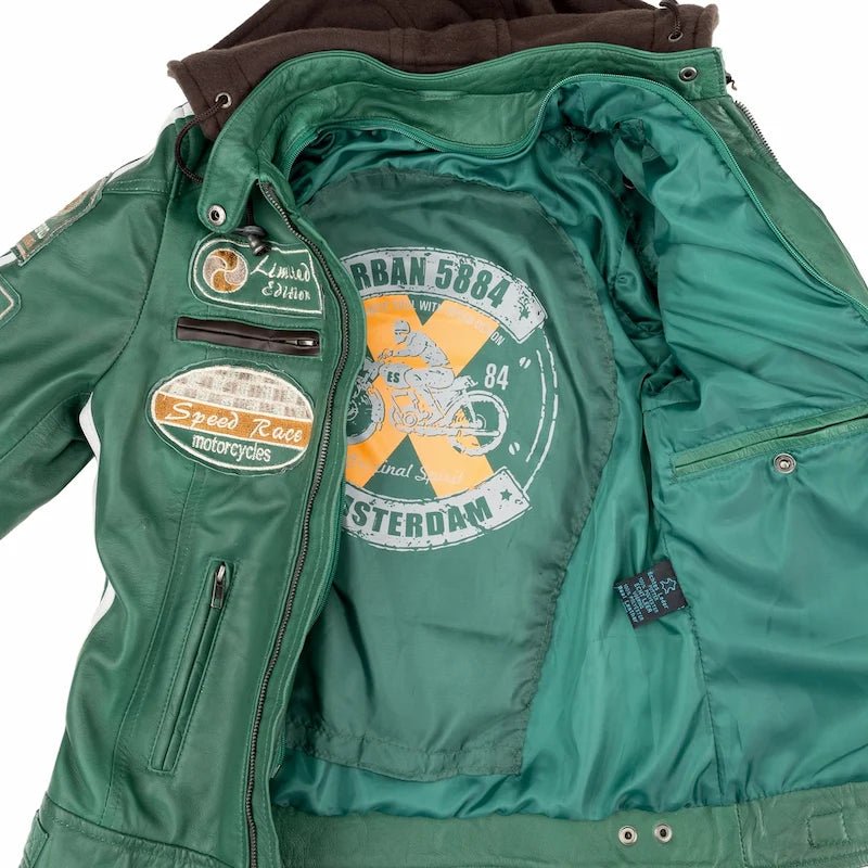 Blouson cuir moto rétro chic pour femme | LEGENDARY 58™ - LE PRATIQUE DU MOTARD