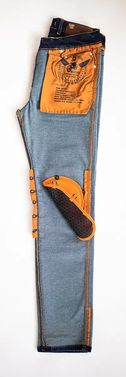 Jean Moto Homme ARMALITH® JEAN’STER INDIGO – Monocouche, Certifié AAA, Fabriqué en France - LE PRATIQUE DU MOTARD