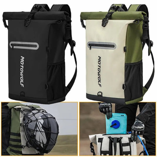Sac à Dos Enduro Étanche avec Poche Hydratation – Moto Off - Road - LE PRATIQUE DU MOTARD