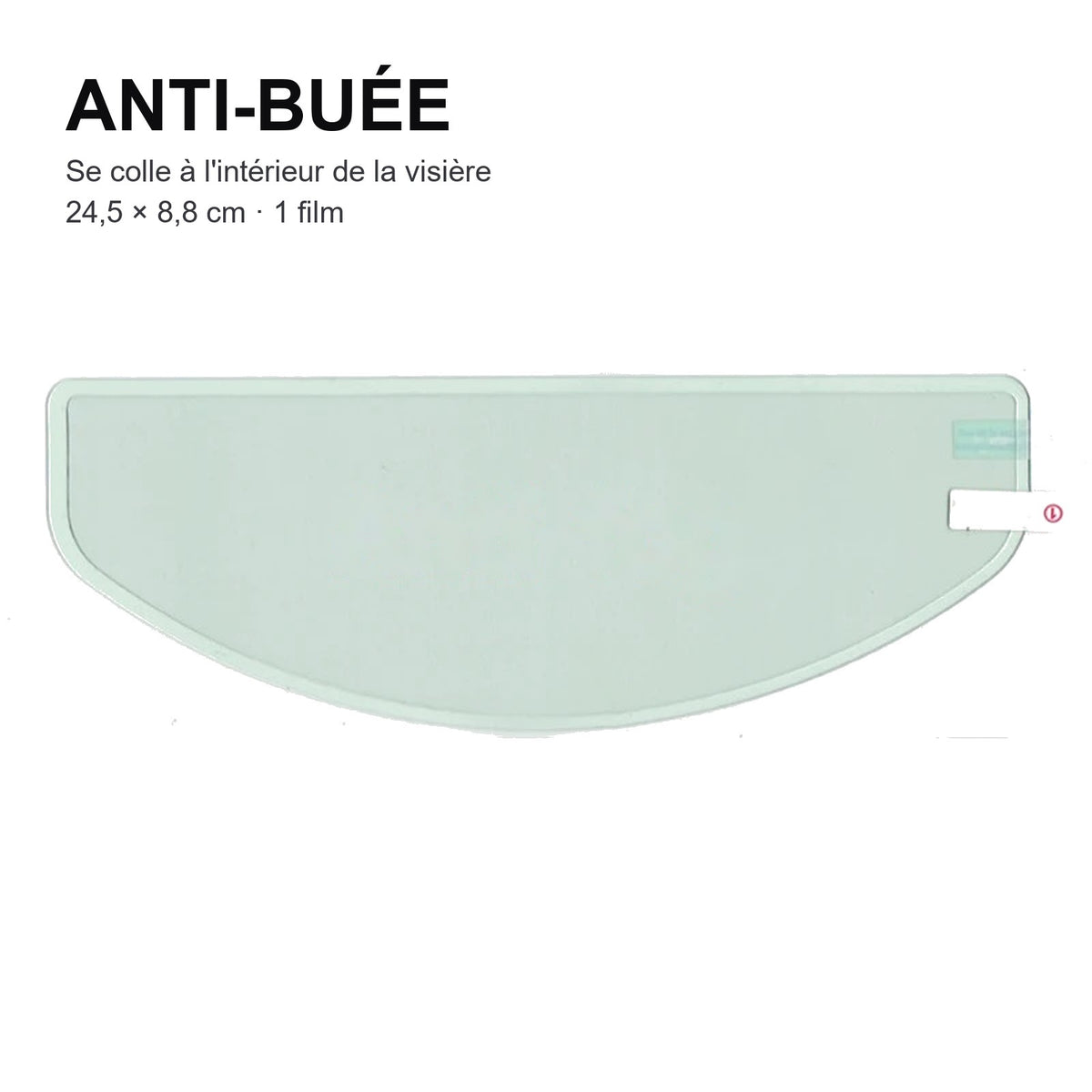 Film Anti-Buée Casque Moto & Anti-Pluie Visière – Universel — Anti-buée
