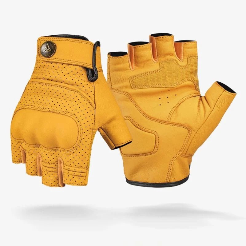 Mitaines Moto Cuir "Liberty Air" – Peau de Mouton & Coques Invisibles - LE PRATIQUE DU MOTARD