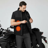 Gilet chauffant moto | VOLCAN.IO™ - LE PRATIQUE DU MOTARD