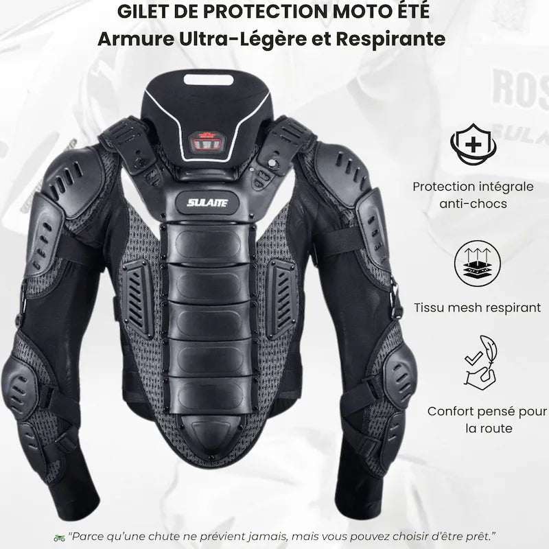 Gilet Protection Moto Route Été - LE PRATIQUE DU MOTARD