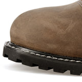Bottes Moto Homme Oxford Hardy — Cuir Imperméable Style Casual, Marron