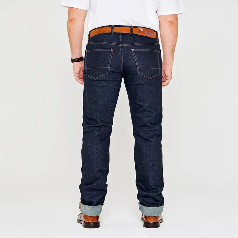 Jean Moto Homme JEAN’STER INDIGO ARMALITH® – Certifié AAA, Fabriqué en France - LE PRATIQUE DU MOTARD