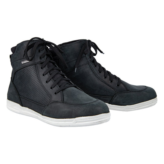 Bottes Moto Homme Cuir Perforé Ventilé Été, Noir | Kickback Air