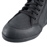 Bottes Moto Homme Oxford Kickback — Cuir Imperméable Casual Montant, Noir