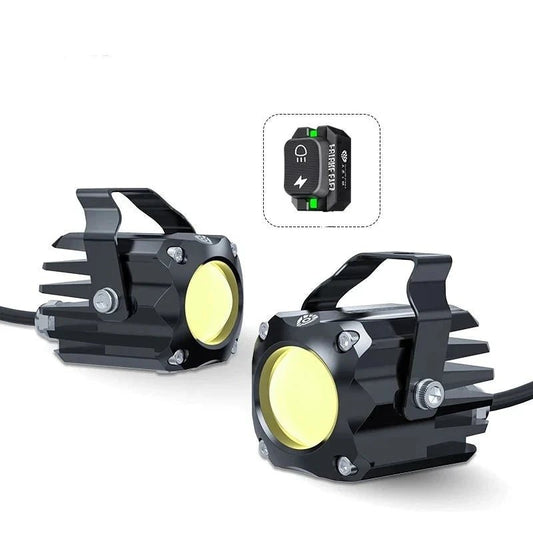 F150-S | Kit Phare additionnel moto puissant - Intérrupteur Sans fil - LE PRATIQUE DU MOTARD