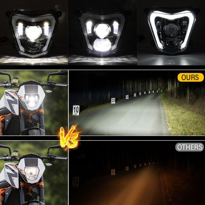 Phare LED moto KTM Duke 690 | 2012 - 2019 | Homologué - LE PRATIQUE DU MOTARD