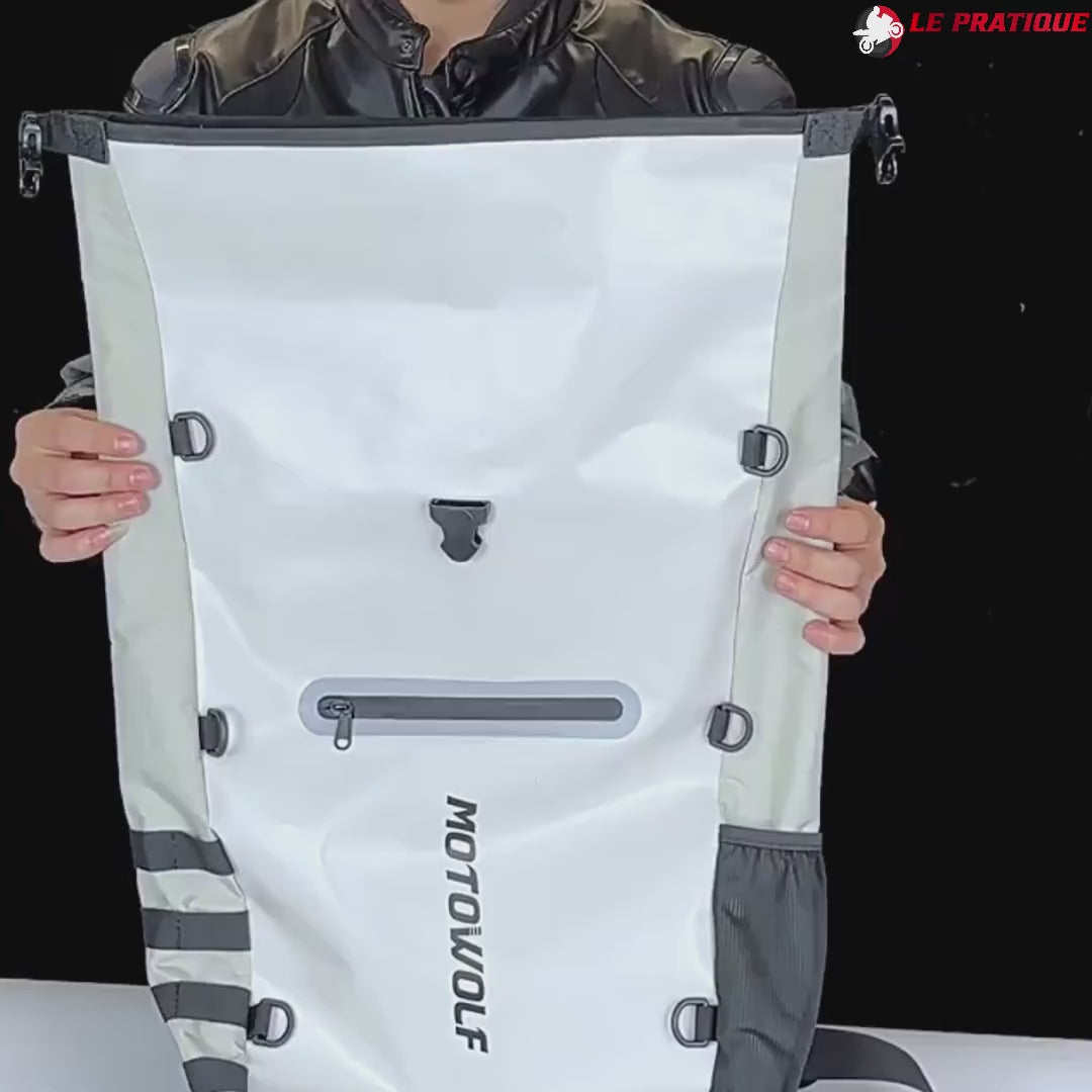 Sac à Dos Étanche + Poche Hydratation 2 L | HydraRide ™ 25 L