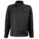 Sur - chemise Moto Coton Canvas Homme Harisson Sahara Noire CE - LE PRATIQUE DU MOTARD