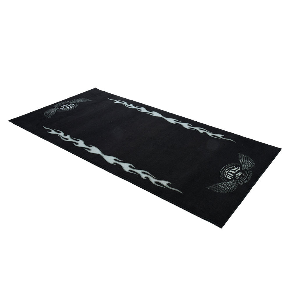 Tapis de sol moto Tapis d'Atelier Moto Oxford Flame 200x100cm — Garage & paddock moto