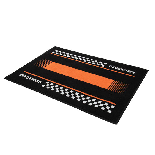Tapis de sol moto Tapis d'Atelier Moto Oxford Pitlane Orange 90x60cm — Garage & paddock moto