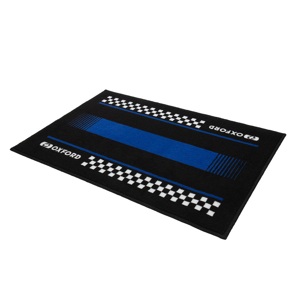 Tapis de sol moto Tapis d'Atelier Moto Oxford Pitlane Yama Blue 90x60cm — Garage & paddock moto