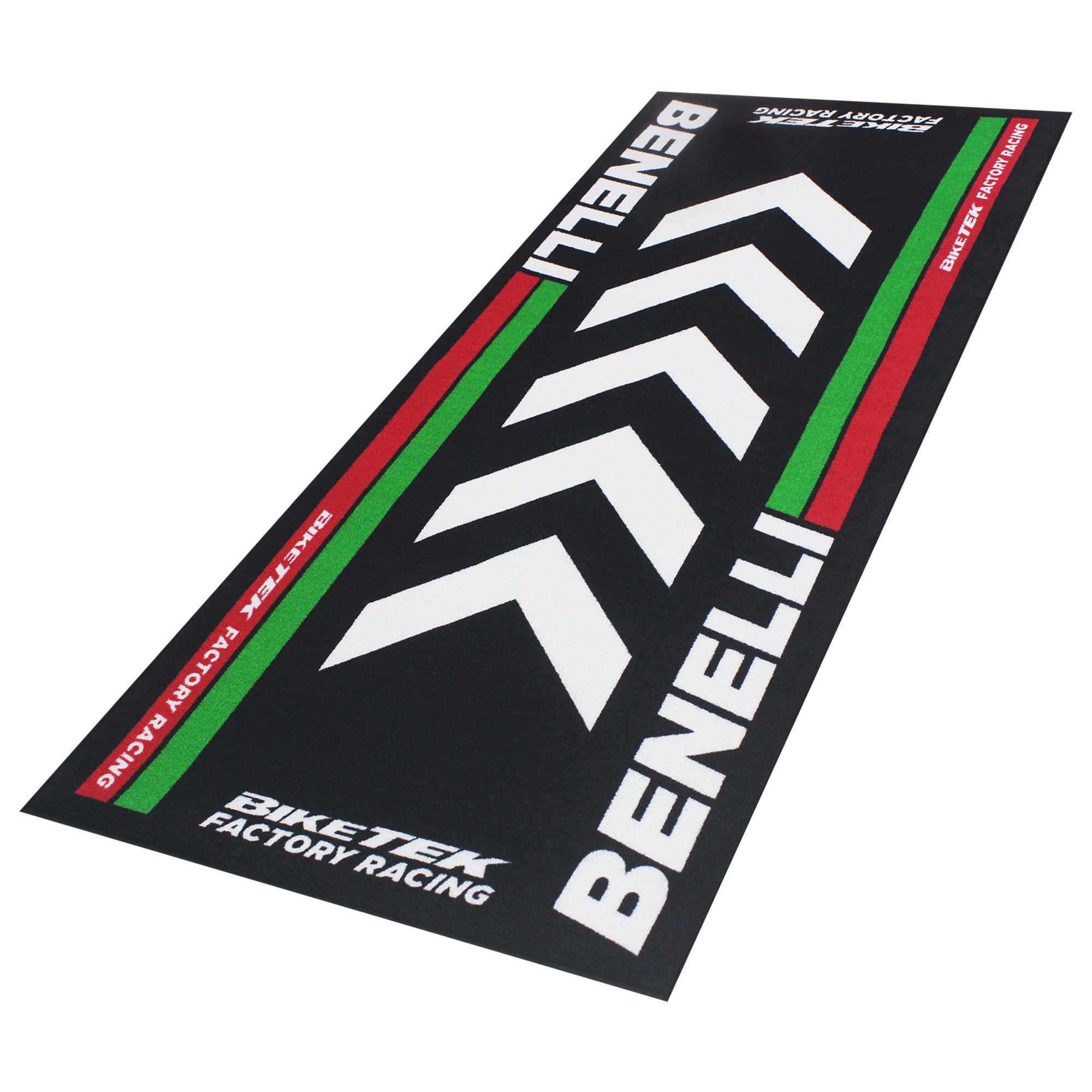 Tapis environnemental moto Benelli 190x80cm pour garage, atelier et paddock