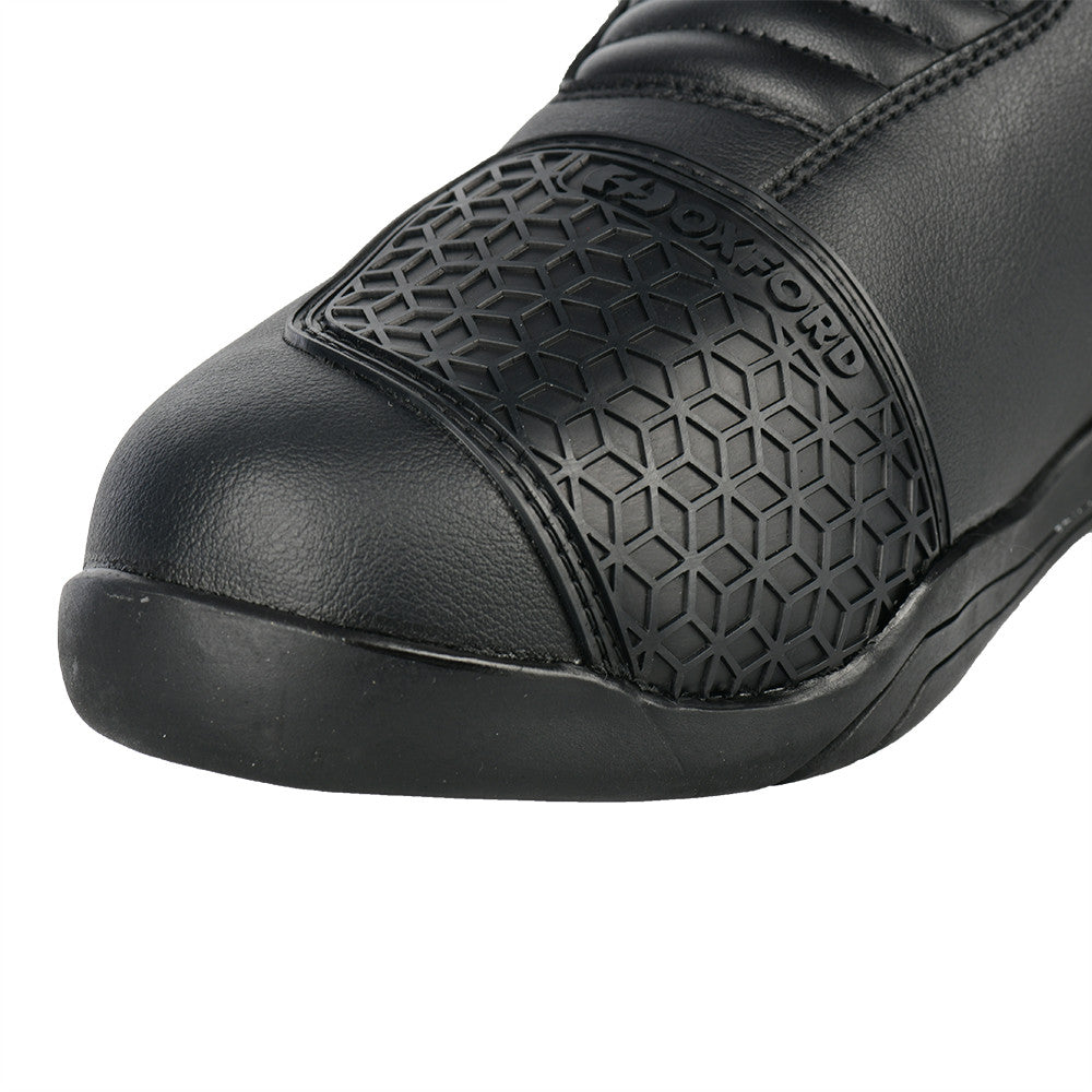 Bottes Moto Homme Oxford Tracker 2.0 — Imperméables CE EN 13634, Noir