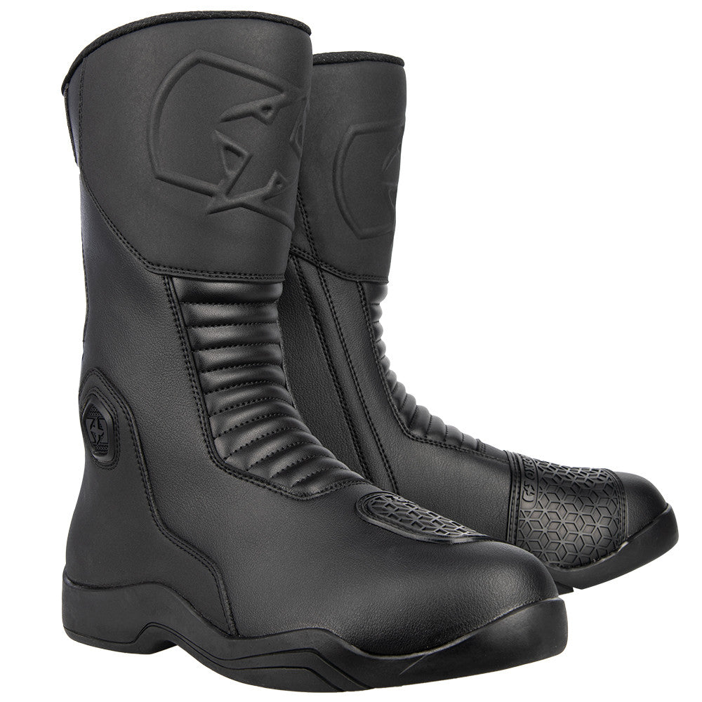 Bottes Moto Femme Oxford Tracker 2.0 — Imperméables CE, Noir
