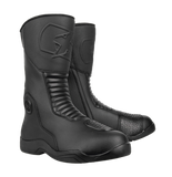 Bottes Moto Femme Imperméables CE, Noir | Tracker 2.0