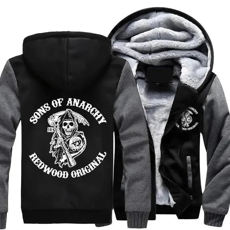 Veste polaire SONS OF ANARCHY - SOLDES - LE PRATIQUE DU MOTARD