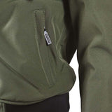 Veste Moto Softshell Homme Harisson Stewart Kaki CE - LE PRATIQUE DU MOTARD