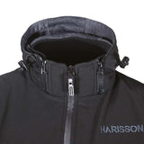 Veste Moto Softshell Homme Harisson Stewart Noir CE - LE PRATIQUE DU MOTARD