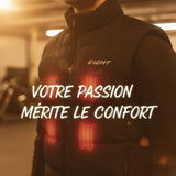 Gilet Chauffant EIGHT MAGMA - 9 Zones Chauffantes - Anti - Froid Professionnel - Moto & Outdoor - LE PRATIQUE DU MOTARD