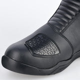 Bottes Moto Homme Oxford Warrior 2.0 — Imperméables Double Zip CE, Noir