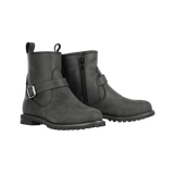 Bottes Moto Femme Cuir Imperméables, Gris | Sofia