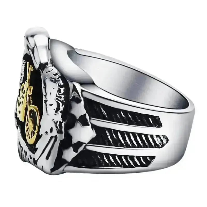 Bague motard - Custom Chopper - LE PRATIQUE DU MOTARD