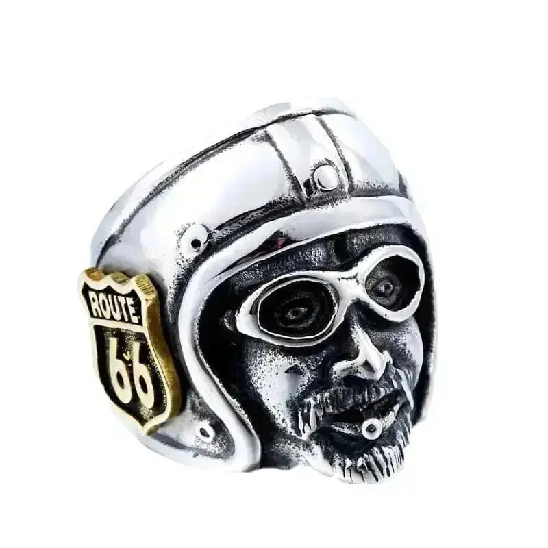 Bague motard - Motard Route 66 - LE PRATIQUE DU MOTARD