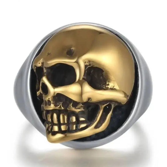 Bague motard en acier - Sombre capitaine - LE PRATIQUE DU MOTARD