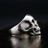 Bague motard tête de mort (argent) - LE PRATIQUE DU MOTARD