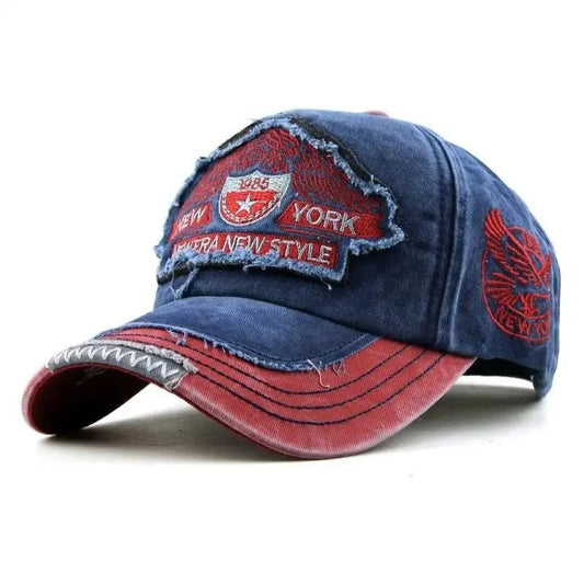 Casquette biker vintage - NEW-YORK - LE PRATIQUE DU MOTARD