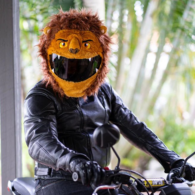 Couvre casque moto - Lion - LE PRATIQUE DU MOTARD