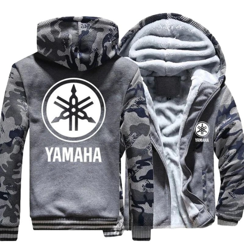 Veste polaire style YAMAHA - Camouflage - LE PRATIQUE DU MOTARD