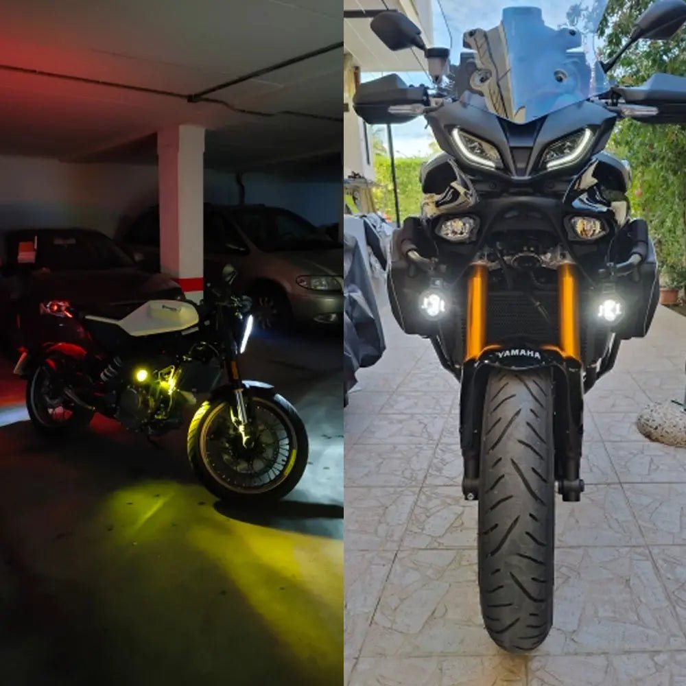 Feux additionnels moto | R130 LUMITECH™ - LE PRATIQUE DU MOTARD