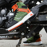 Baskets homme moto - Vert - LE PRATIQUE DU MOTARD