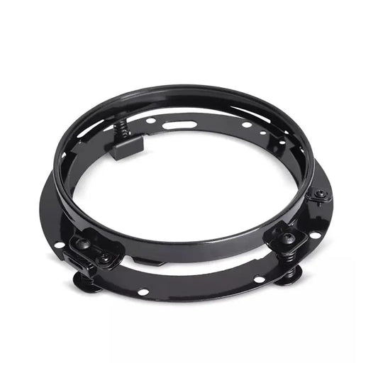 Anneau de fixation pour phare  7" compatible avec Harley  - Noir Le Pratique du Motard