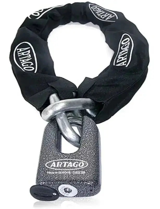 Antivol moto chaine + Cadenas Artago - SRA | Lg : 150cm - Le Pratique du Motard