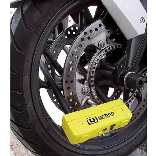 Antivol moto U - UR85 - ø18 - 85*300 Homologation SRA Noir & Jaune - Le Pratique du Motard