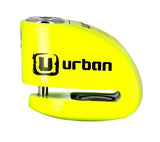 Bloque Disque Ø6 mm avec ALARME - Jaune Fluo - Le Pratique du Motard