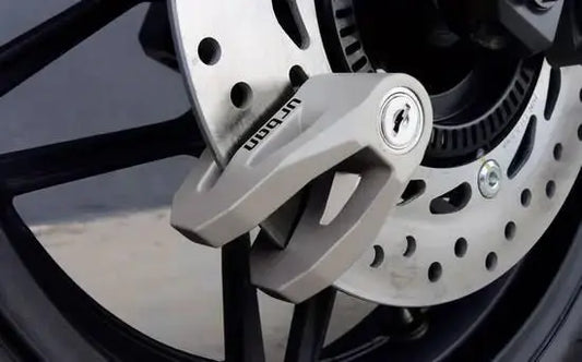 Bloque Disque Ø6 mm - Titanium + housse - Le Pratique du Motard
