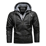 Blouson en cuir homme avec capuche - KINGS Le Pratique du Motard