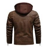 Blouson en cuir homme avec capuche - KINGS Le Pratique du Motard