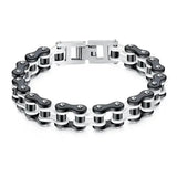 Bracelet en chaîne de moto en acier inoxydable - Le Pratique du Motard