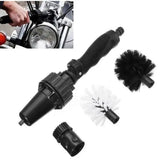 Brosse de nettoyage rotative a pression d'eau - Le Pratique du Motard