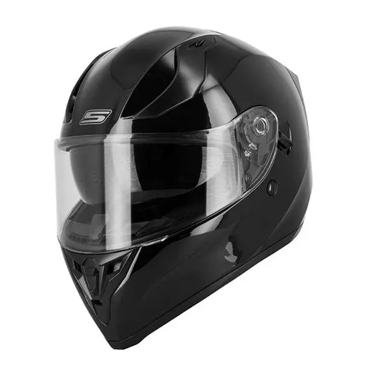 Casque de moto femme Noir Brillant- S441 VENGE Le Pratique du Motard